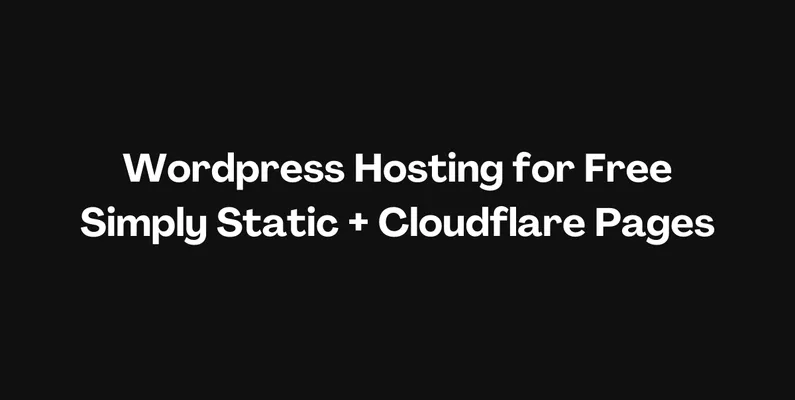 Converting your Wordpress Site into a Static Website